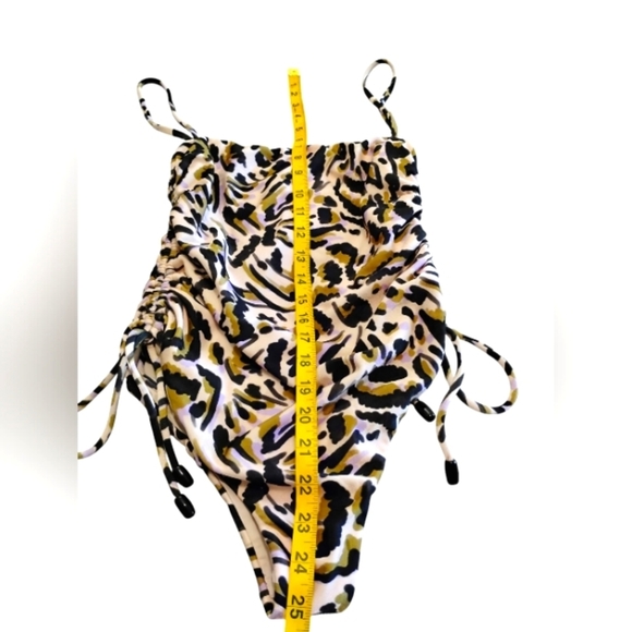 Litori Beachwear Ltda | Brazilian Animal Print One Piece Swimsuit | Size Medium - Picture 7 of 12